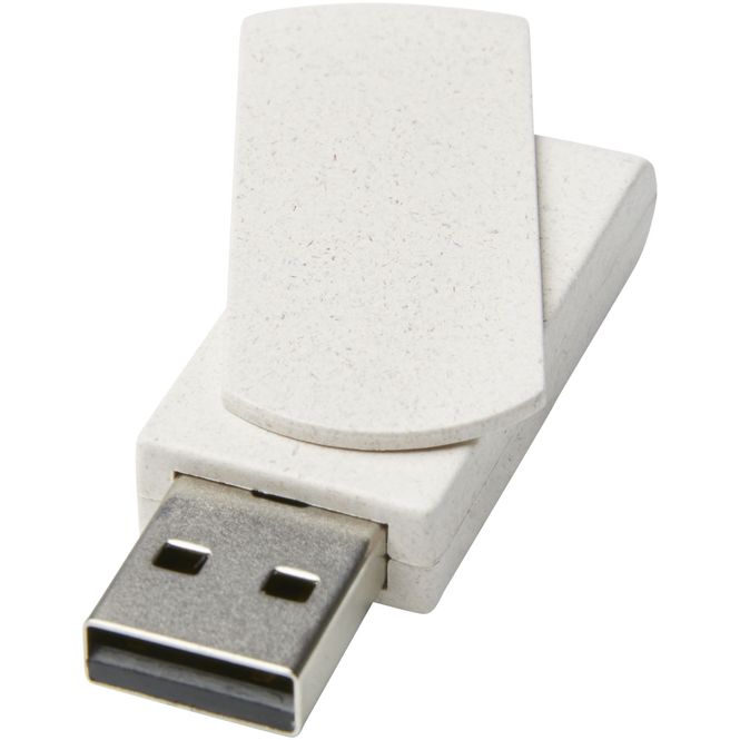 Hovedbilde Rotate 4 GB USB minnepinne i hvetehalm