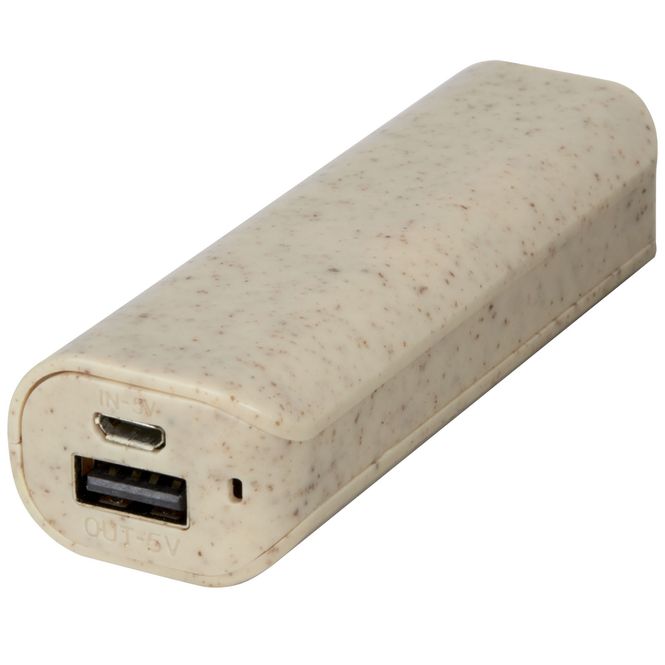 Hovedbilde Yoko1200 mAh mobillader i hvetehalm