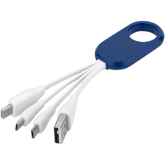 Hovedbilde Troup 4-i-1 ladekabel med type-C tupp