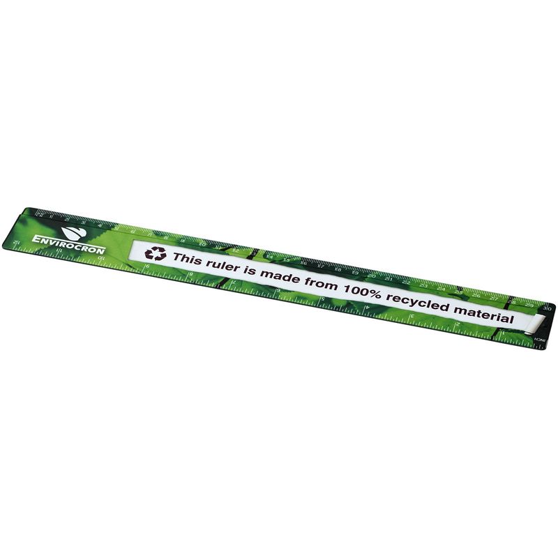 Terran 30 cm linjal av 100 % resirkulert plast