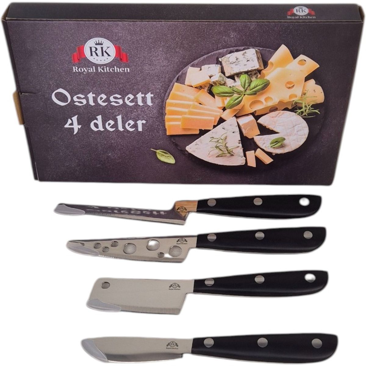 Royal Kitchen ostesett i 4 deler