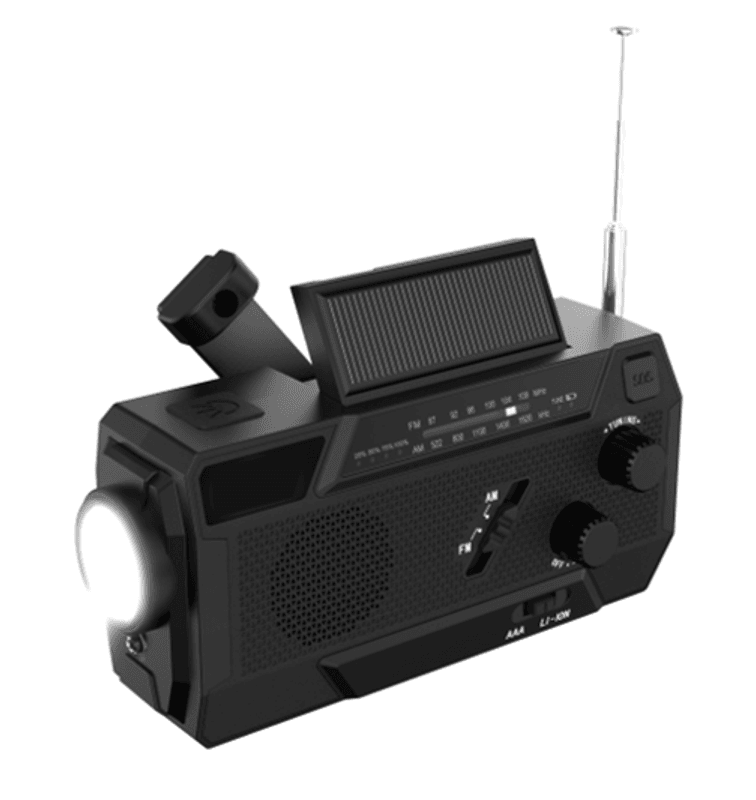 SOLAR Hand Crank nødradio